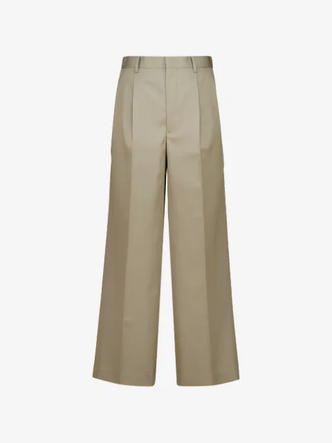 Auralee pleated wool trousers