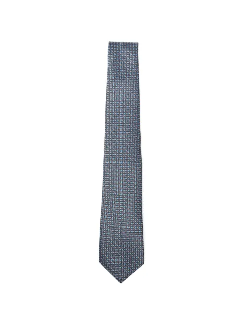Giorgio Armani geometric-pattern jacquard tie