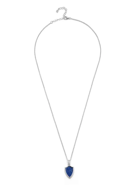 Mateo lapis lazuli shield necklace