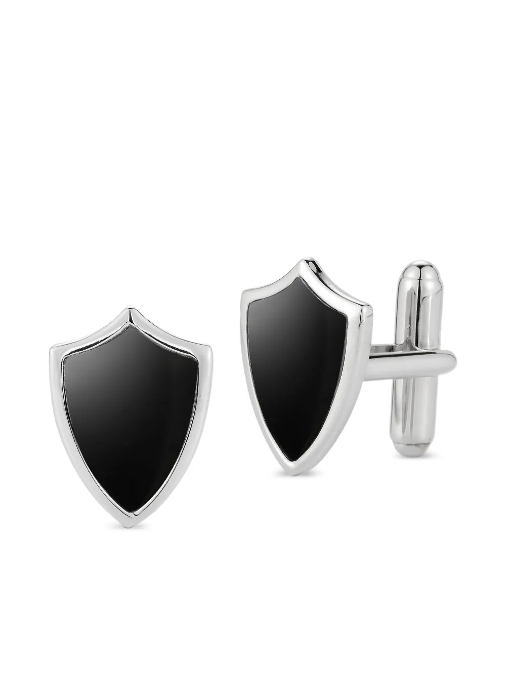 Mateo onyx shield cufflinks | Image 2
