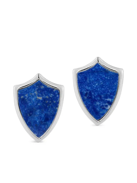 Mateo lapis lazuli shield cufflinks