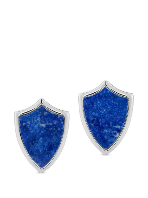 Mateo shield lapis cufflinks