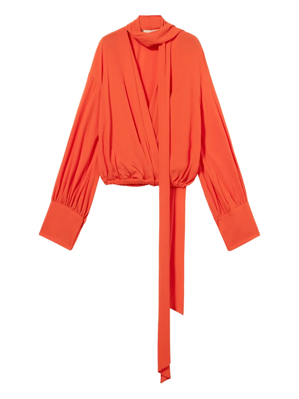 Blumarine Blusa com detalhe de lenço | Laranja | Image 1