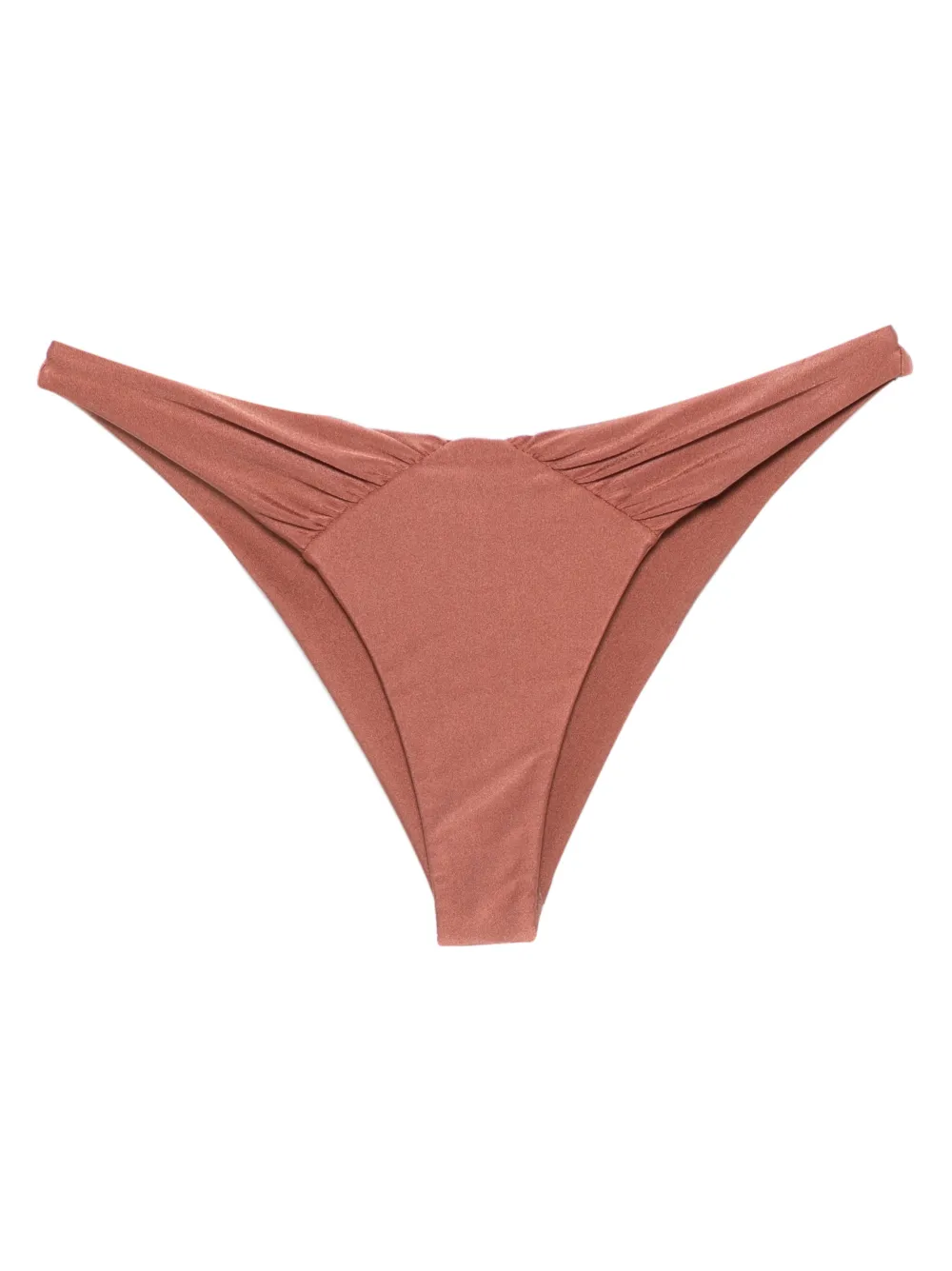PatBO ruched bikini bottom - Braun