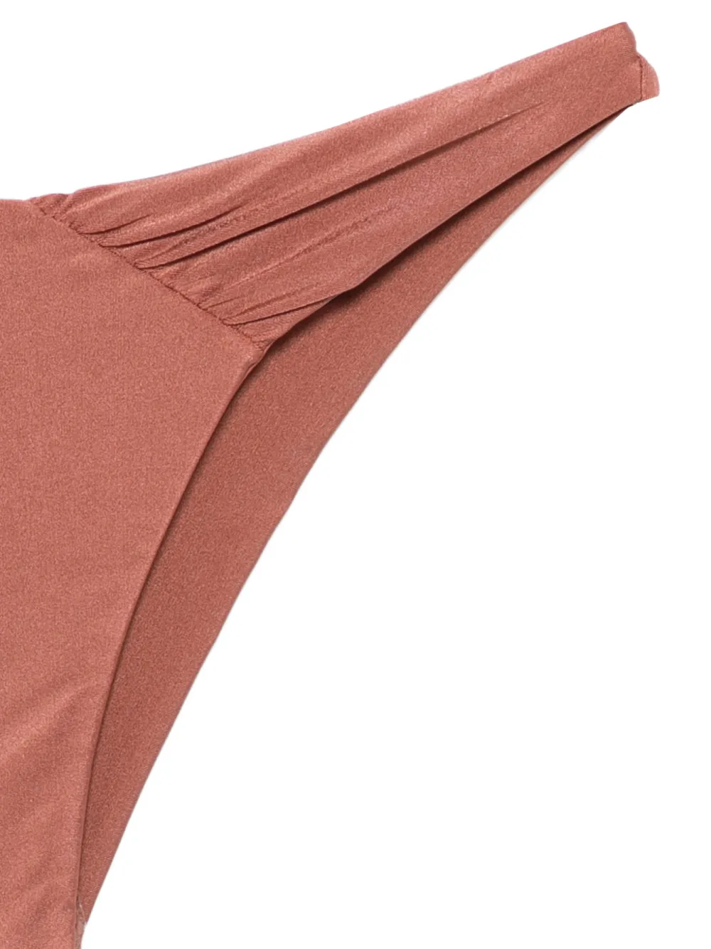  Patbo Ruched Bikini Bottom - Brown 