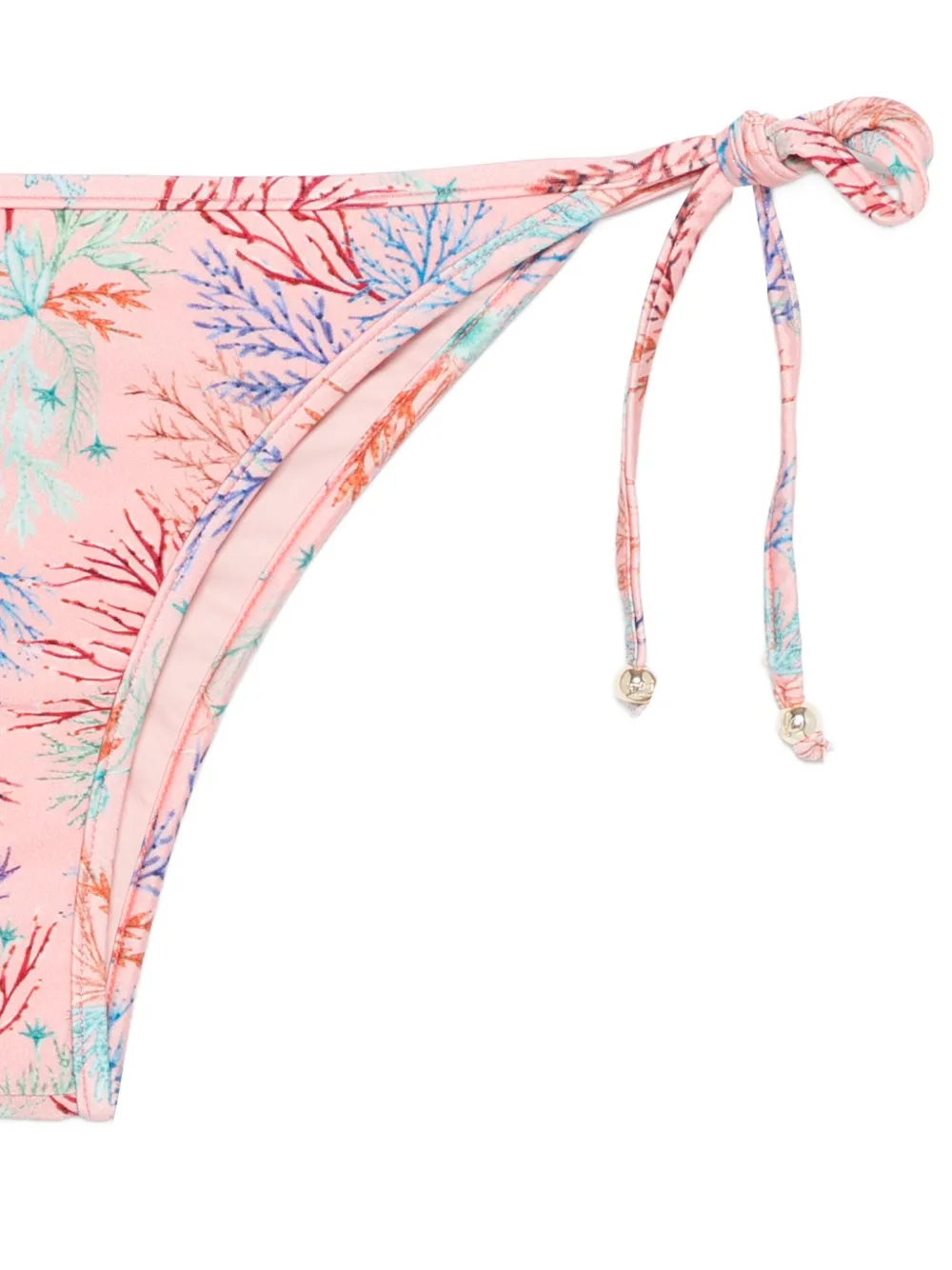  Patbo Tie Print Bikini Bottom - Pink 