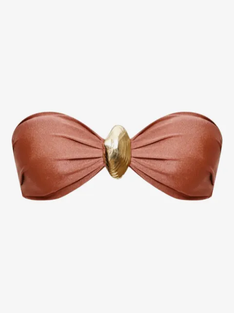 PatBO seashell detail bikini top