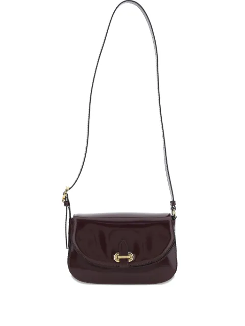 Pollini foldover plaque shoulder bag