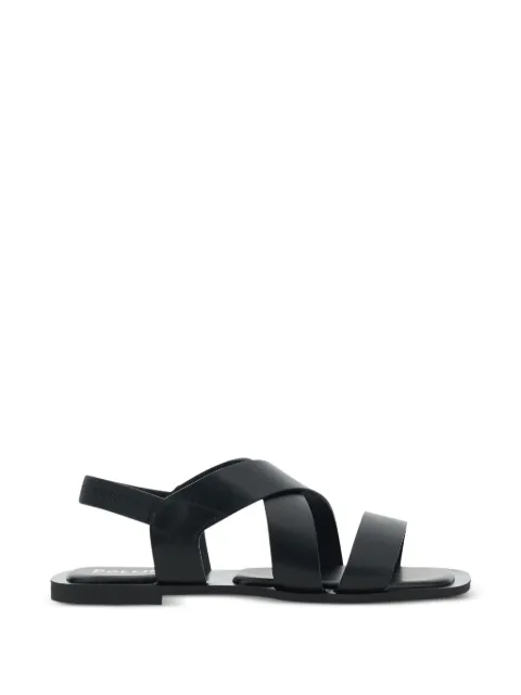 Pollini crossover-strap slingback sandals