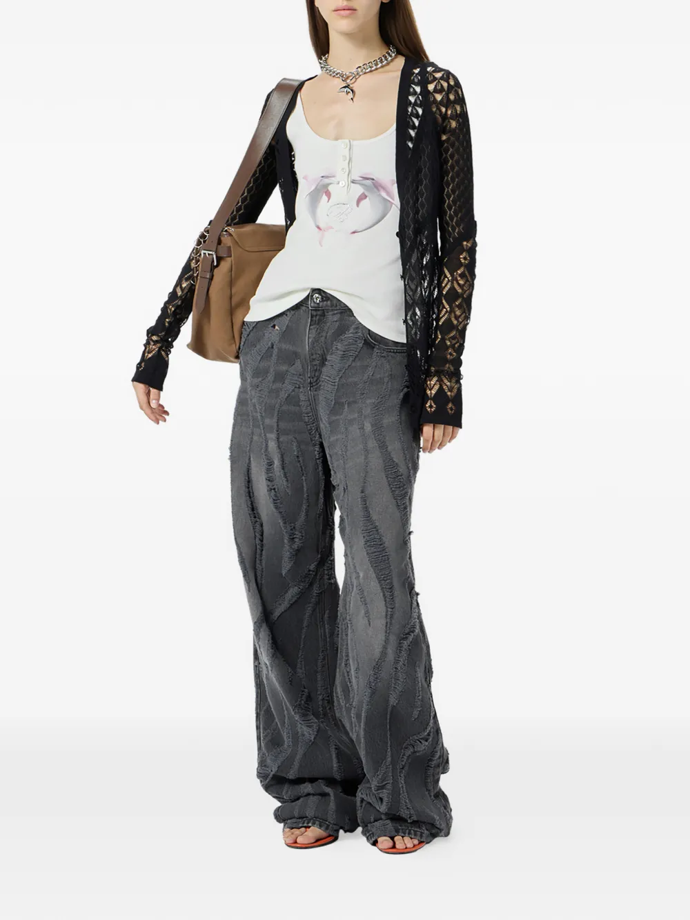 Blumarine cárdigan con cuello en V | Cárdigans | Image 2