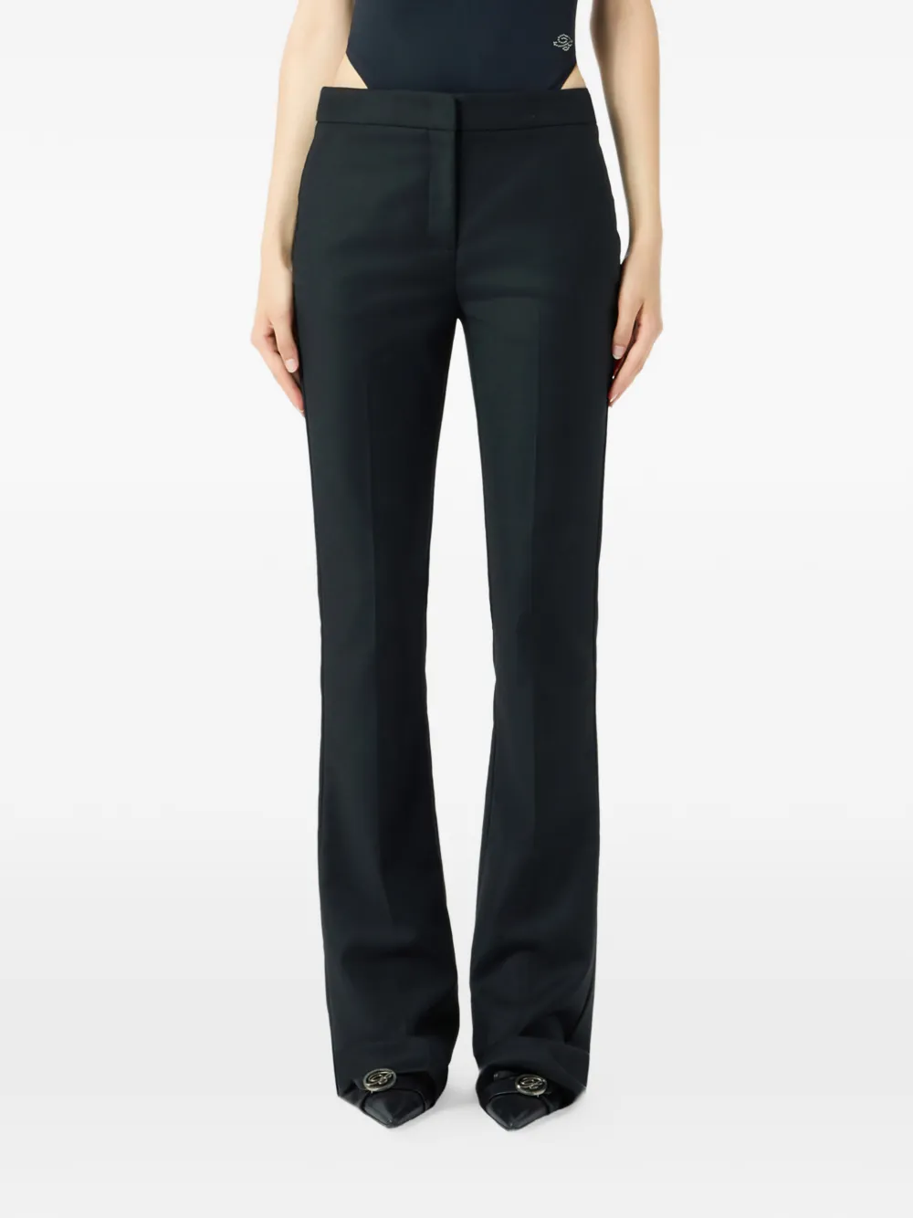 Diagonal-Weave Trousers