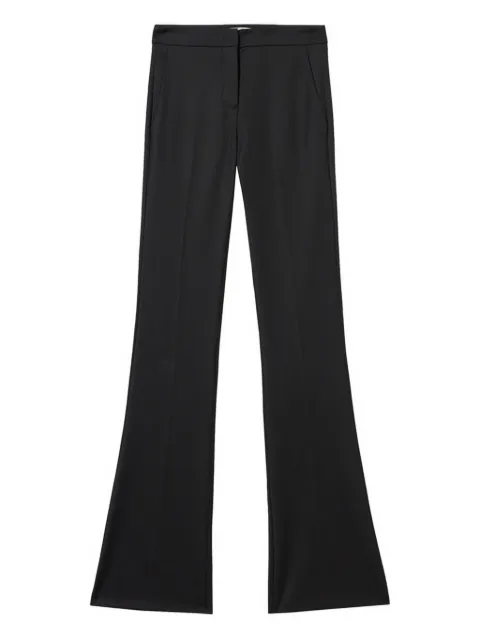 Blumarine diagonal-weave trousers