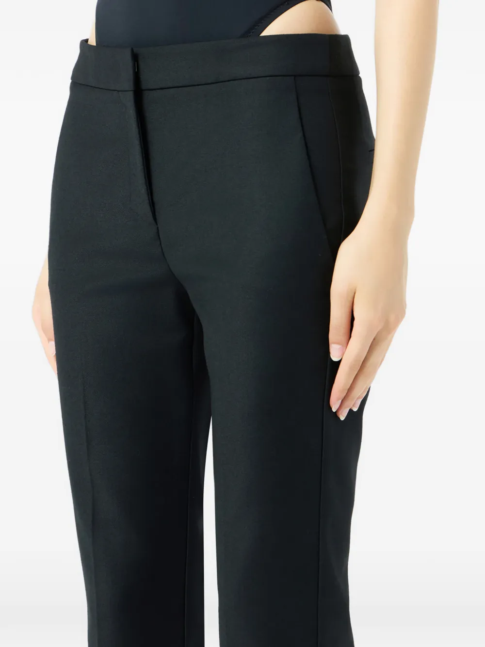 Diagonal-Weave Trousers
