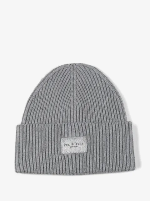 rag & bone gorro tejido de canalé