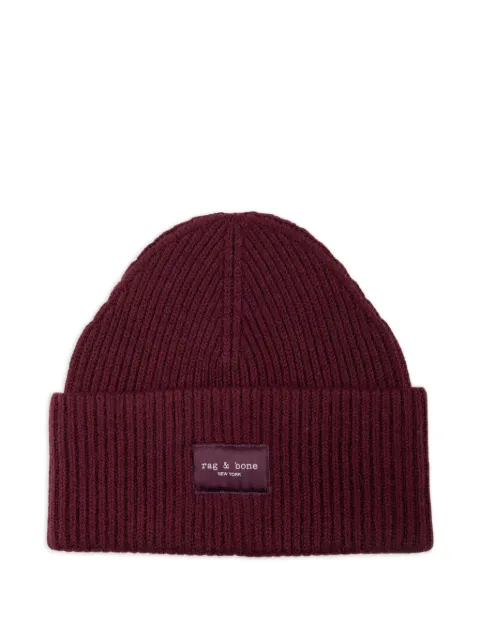 rag & bone Blake ribbed-knit beanie hat