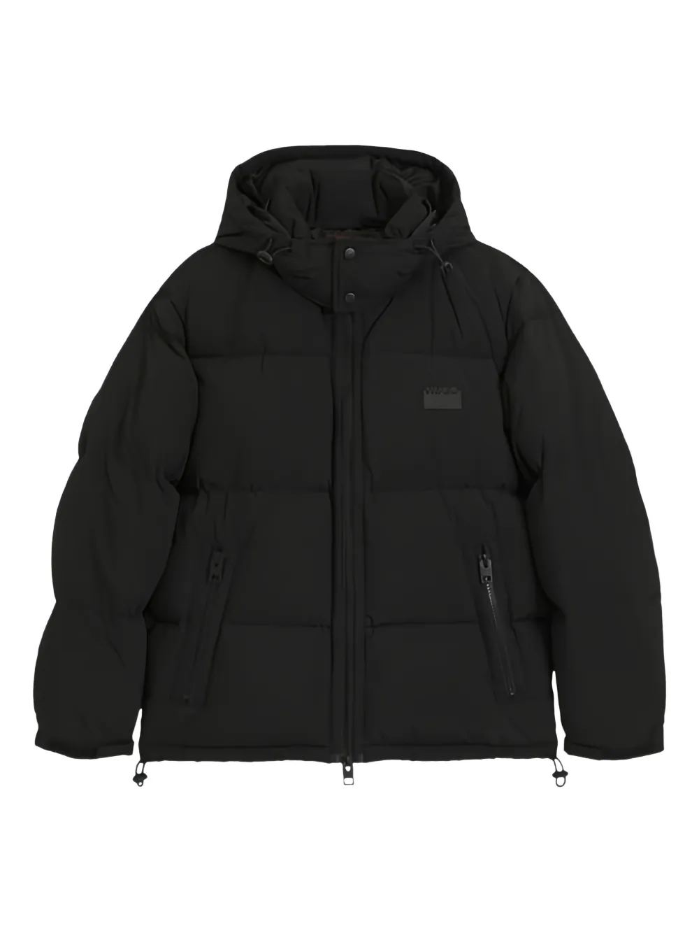 HUGO Birono hooded padded jacket | Black | Image 1