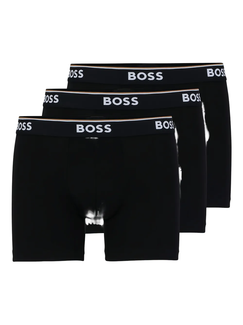 HUGO logo-waistband boxers (set of three) - Nero