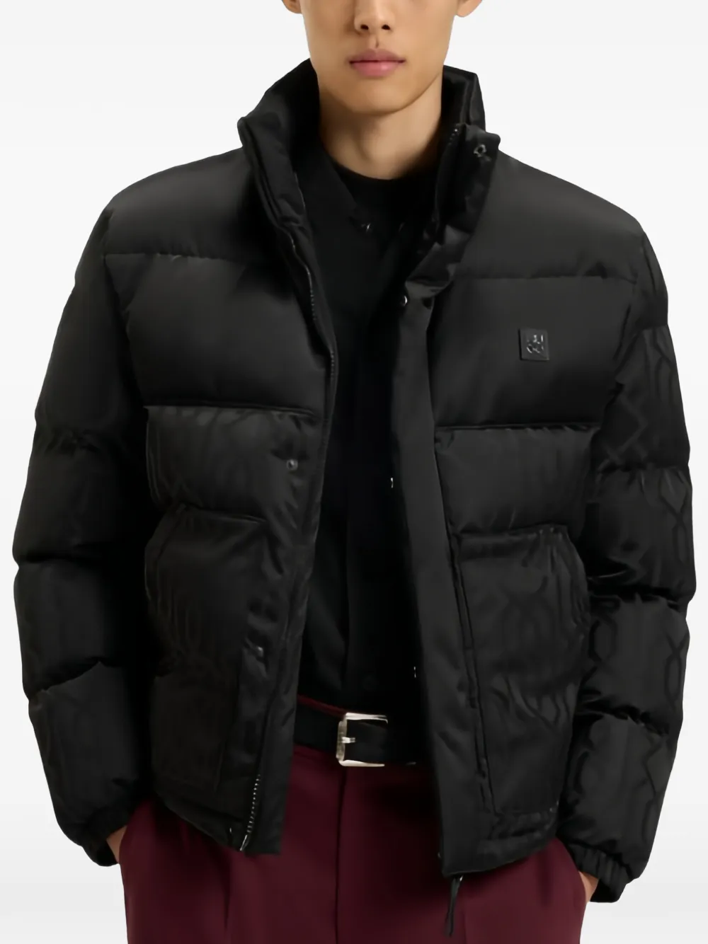 HUGO Balto logo-patch puffer jacket | Down Jackets | Image 2