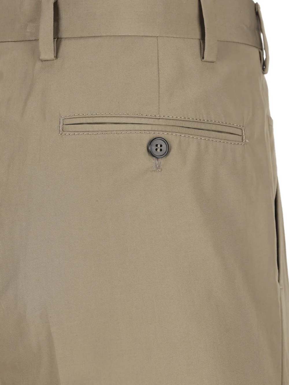  Prada Pleated Charm Trousers - Neutrals 