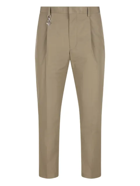 Prada pleated charm trousers