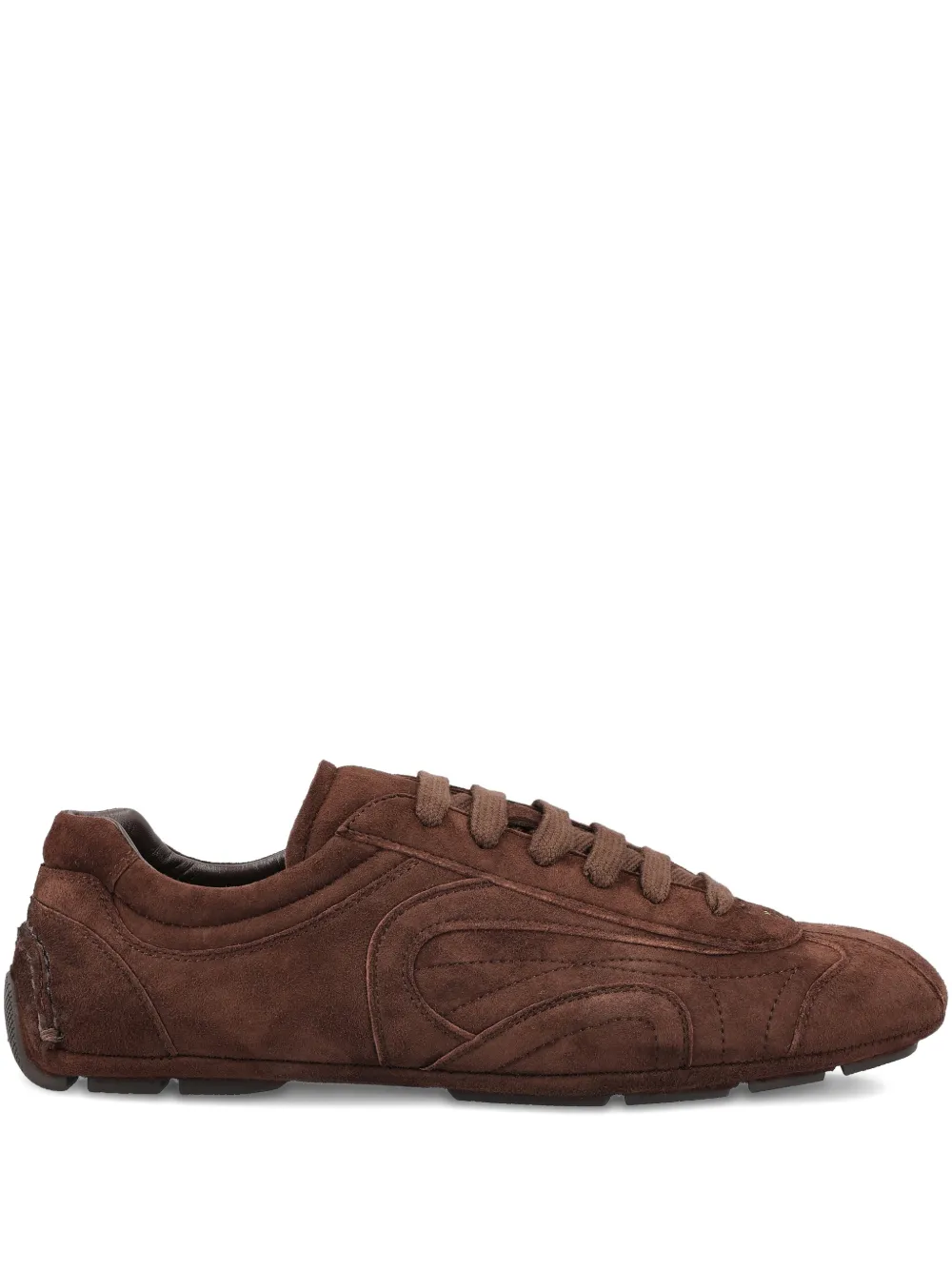 Prada lace-up sneakers - Marrone