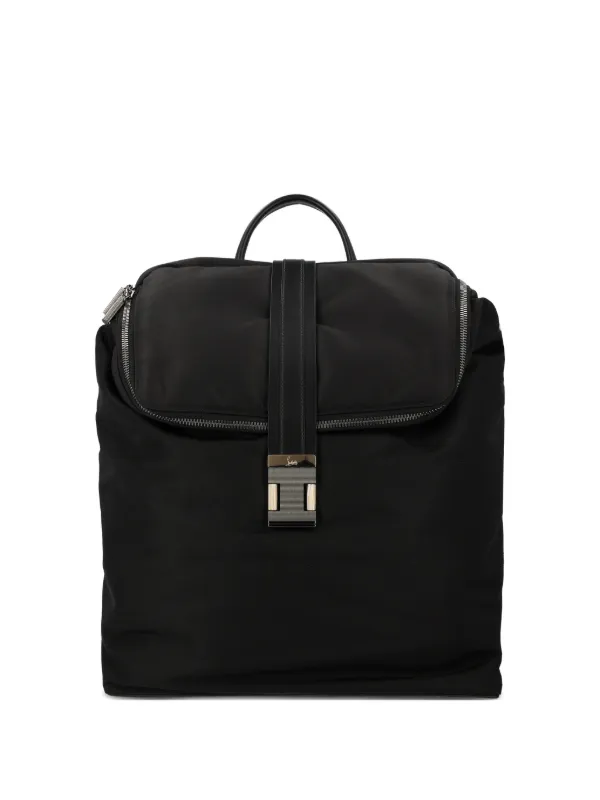 dark brown faux leather backpack For Men | 16