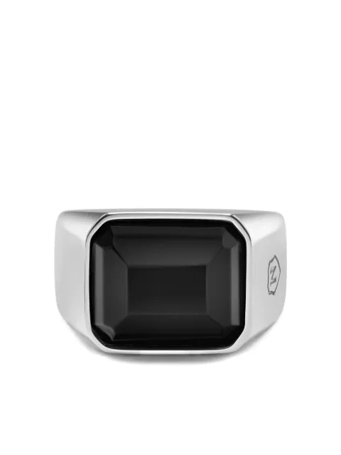 Nialaya Jewelry zircon signet ring