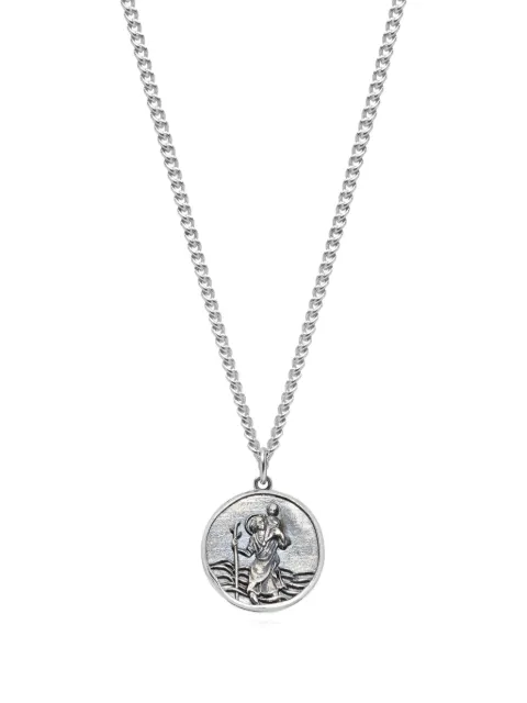 Nialaya Jewelry Protector medallion necklace