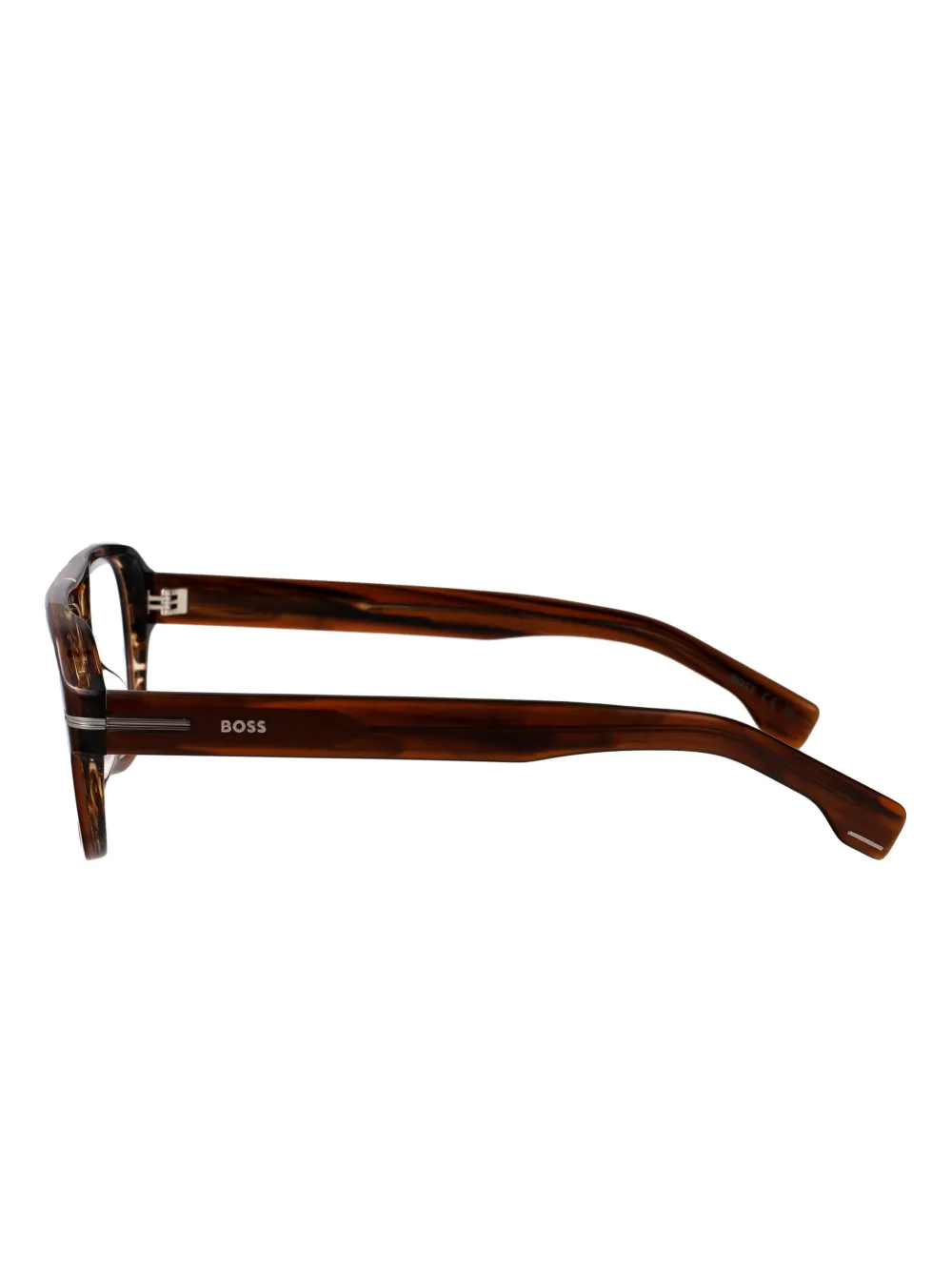  Boss Pilot-frame Glasses - Brown 