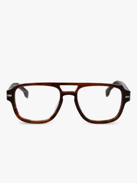 BOSS lentes con armazón estilo piloto