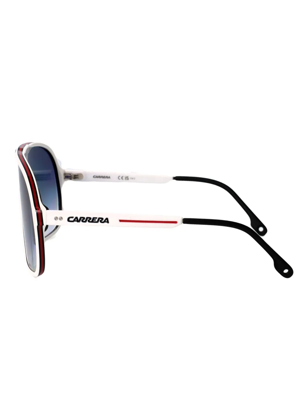 Carrera Zonnebril met schild montuur Wit