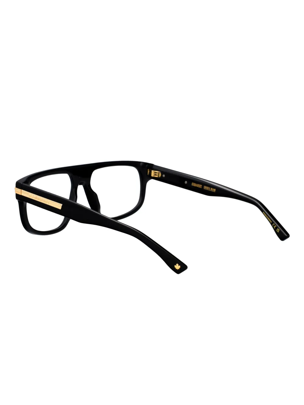DSQUARED2 EYEWEAR Bril met vierkant montuur Zwart