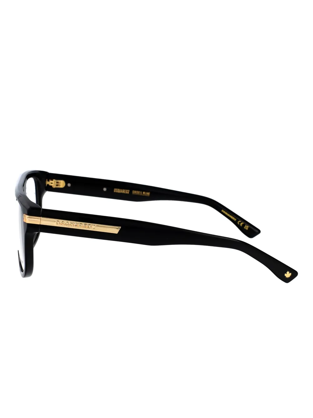 DSQUARED2 EYEWEAR Bril met vierkant montuur Zwart