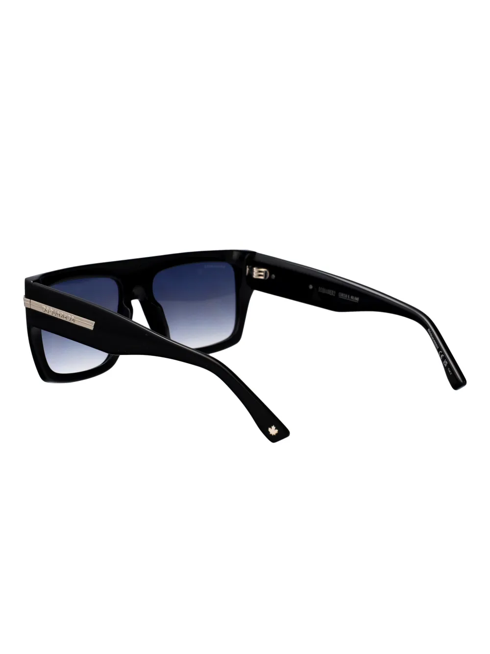 DSQUARED2 EYEWEAR Zonnebril met rechthoekig montuur Zwart