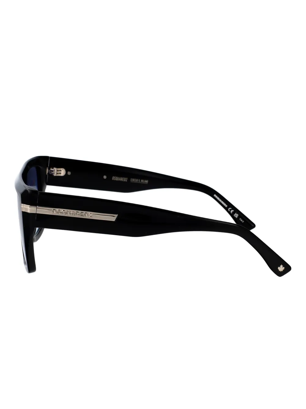 DSQUARED2 EYEWEAR Zonnebril met rechthoekig montuur Zwart