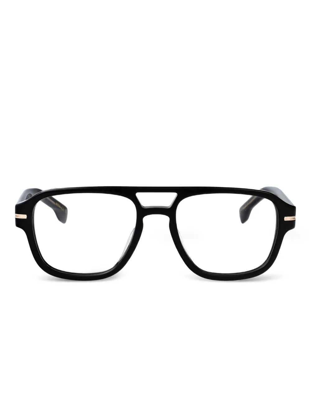 BOSS pilot-frame glasses - Schwarz