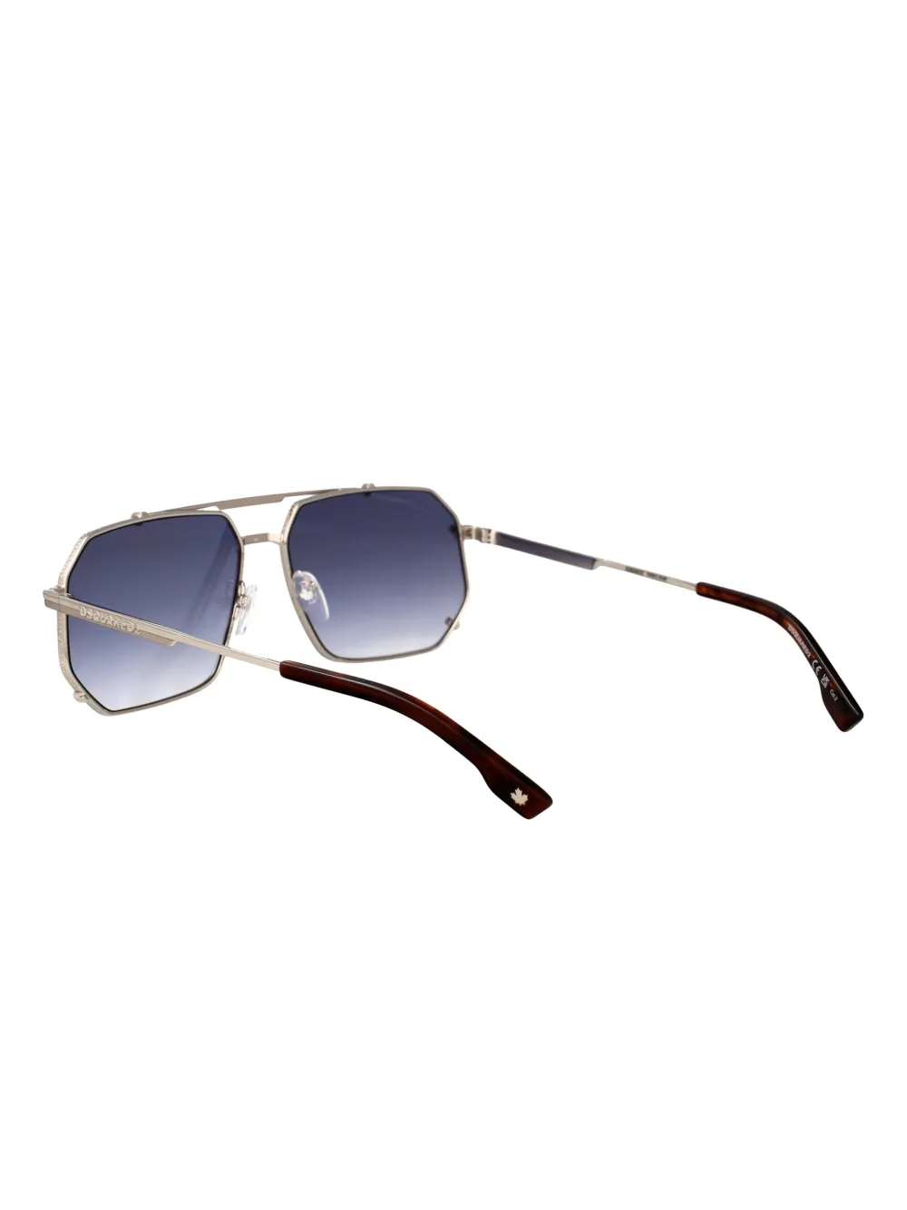 DSQUARED2 EYEWEAR Zonnebril met geometrisch montuur Zilver