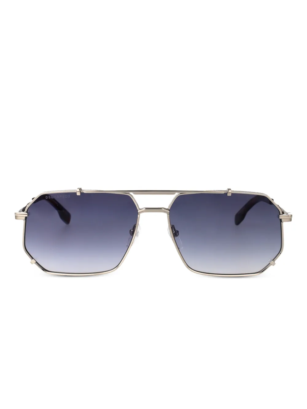 DSQUARED2 EYEWEAR geometric-frame sunglasses | Silver | Image 1