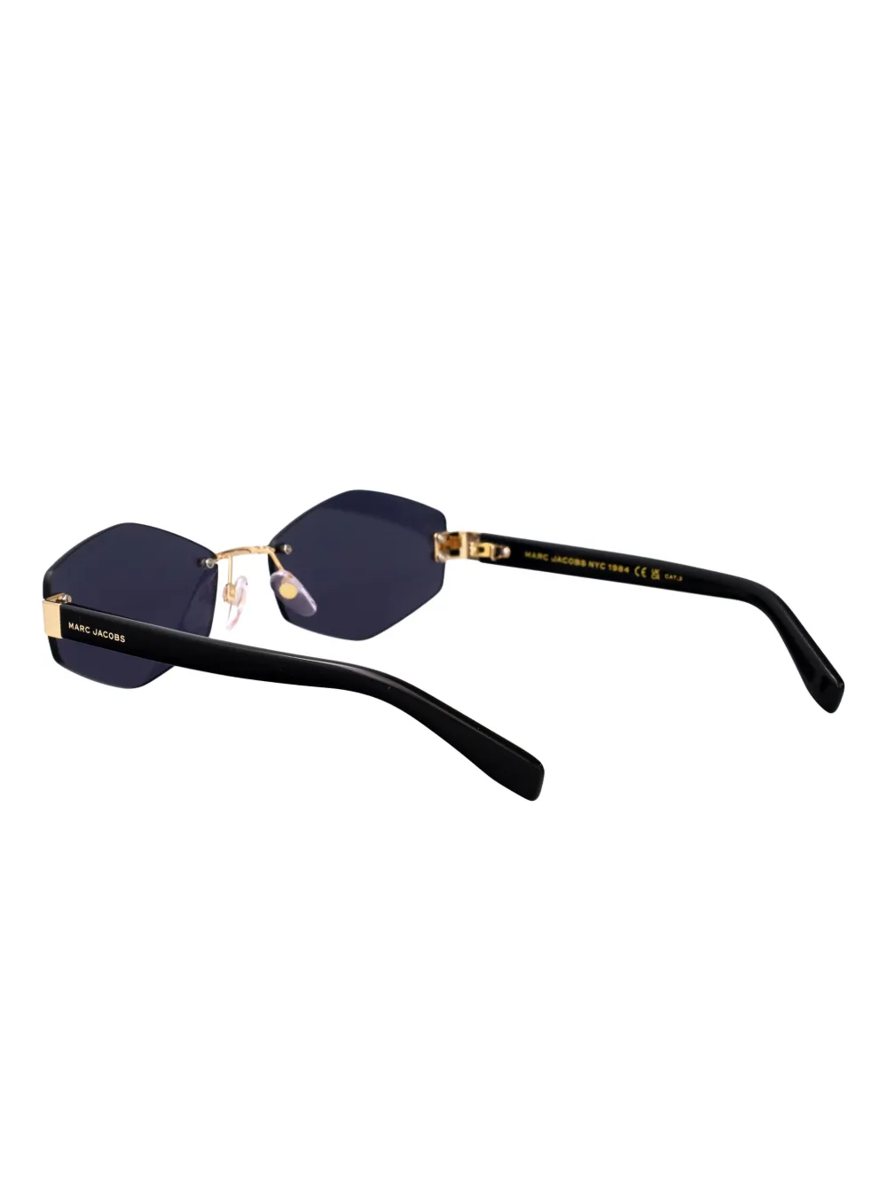 Marc Jacobs Eyewear Air zonnebril met geometrisch montuur Goud