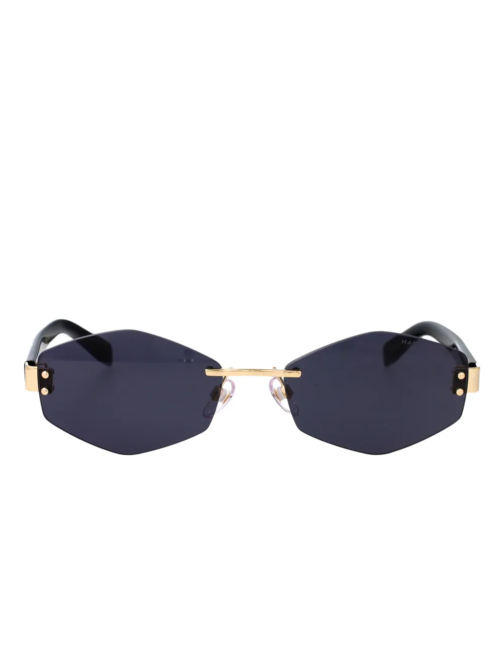 Marc Jacobs Eyewear Air geometric-rimless sunglasses - Oro