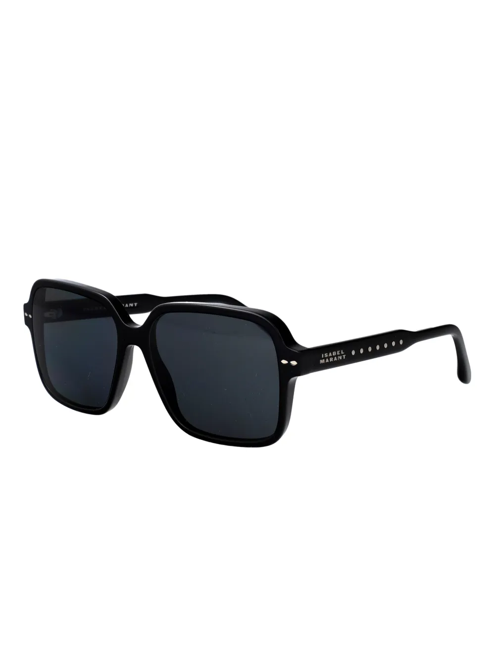 Isabel Marant Eyewear embellished-geometric sunglasses - Zwart
