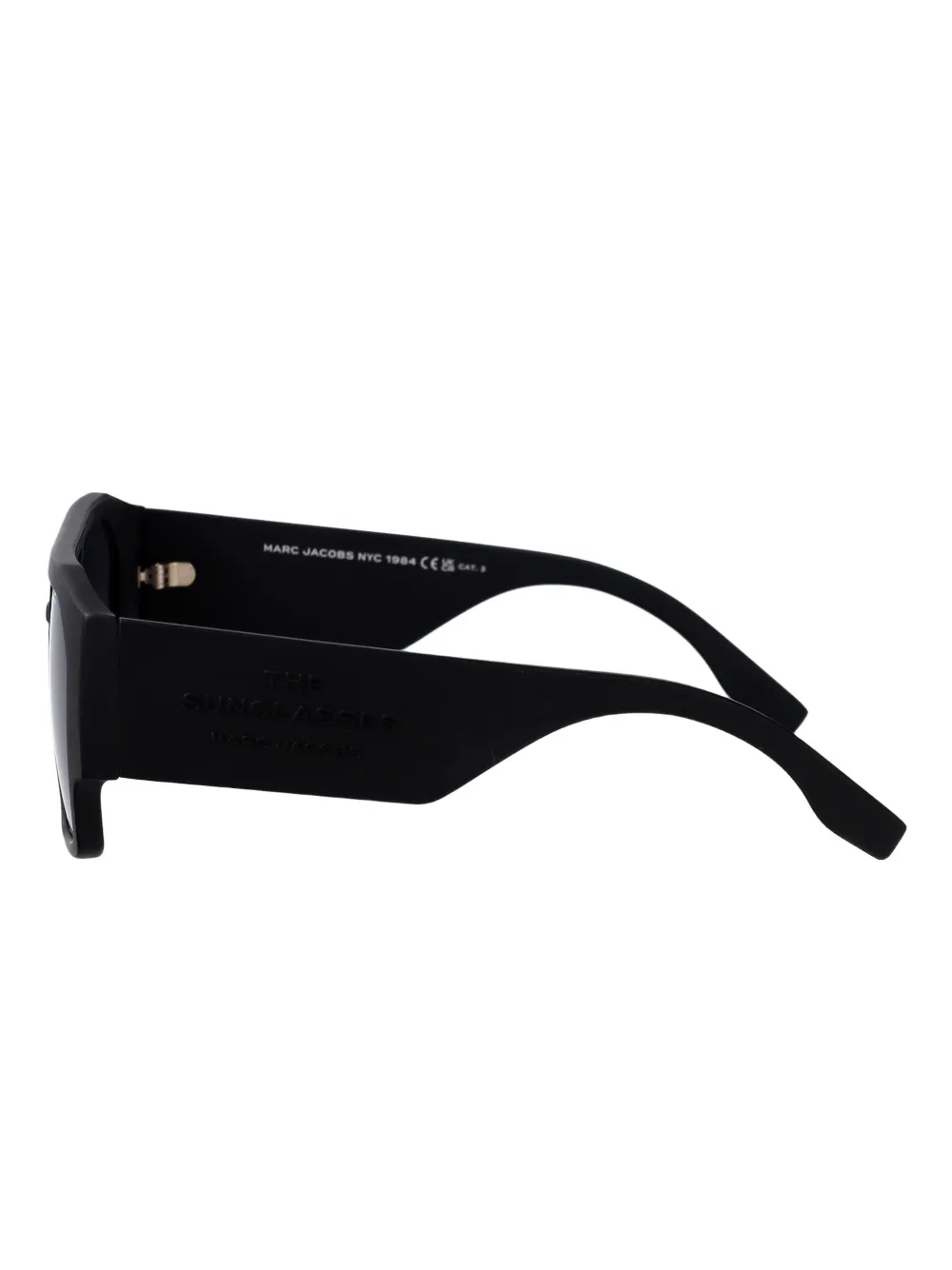 Marc Jacobs Eyewear Zonnebril met rechthoekig montuur Zwart