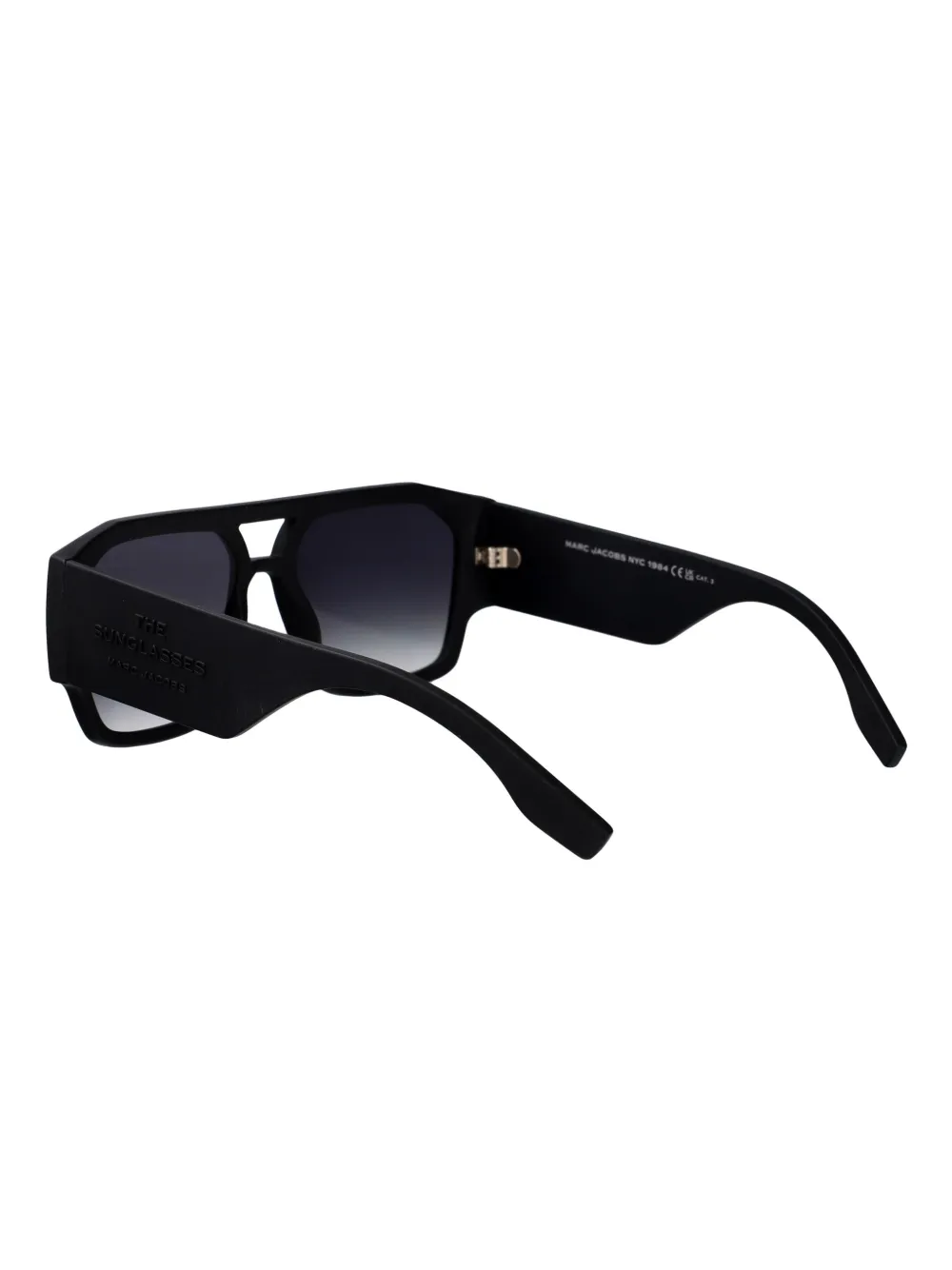 Marc Jacobs Eyewear Zonnebril met rechthoekig montuur Zwart
