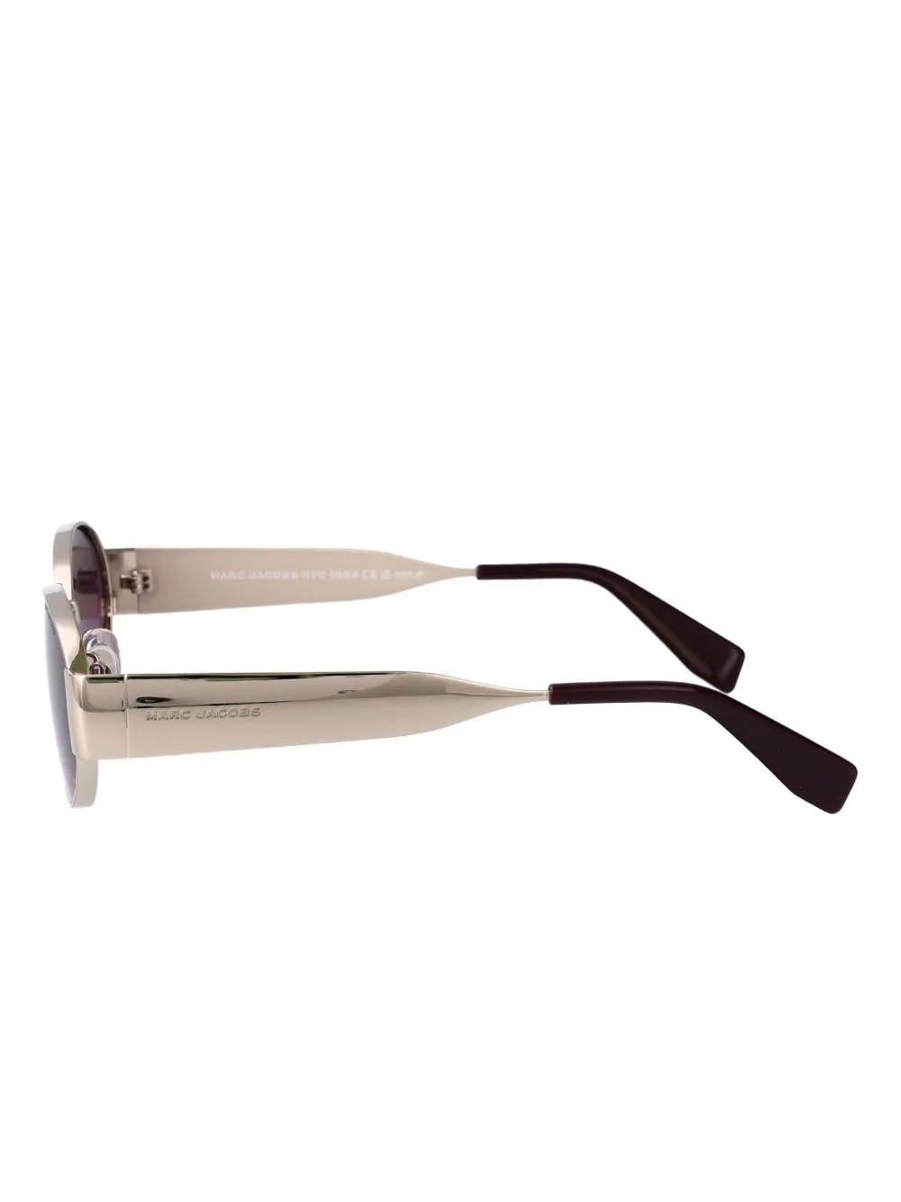  Marc Jacobs Eyewear Oval-frame Sunglasses - Silver 
