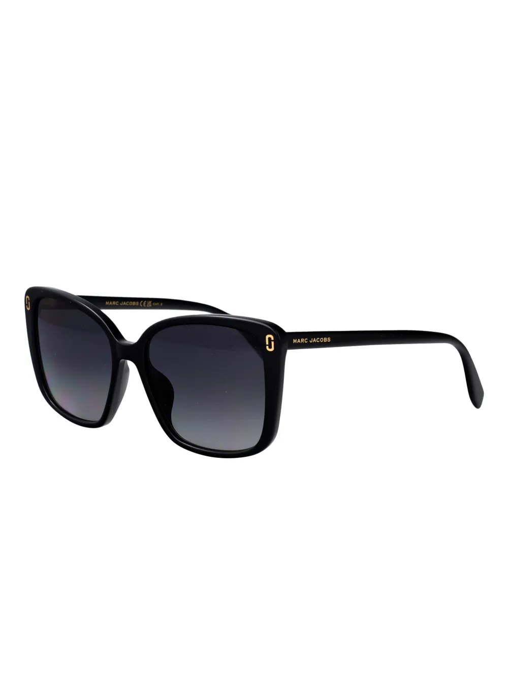 Marc Jacobs Eyewear logo geometric sunglasses - Zwart