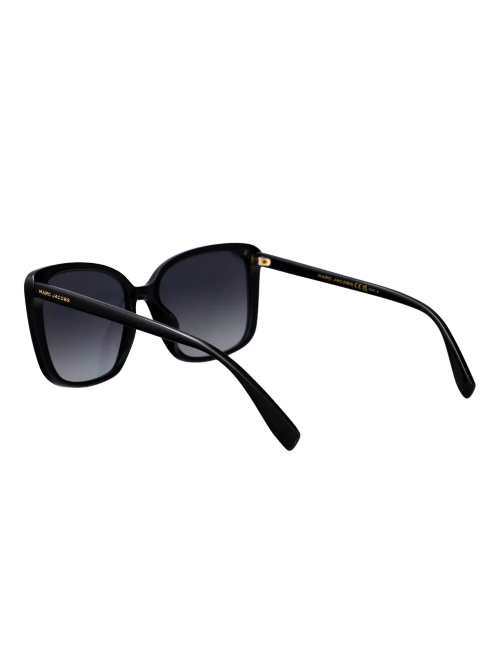 Marc Jacobs Eyewear Zonnebril met geometrisch montuur en logo Zwart