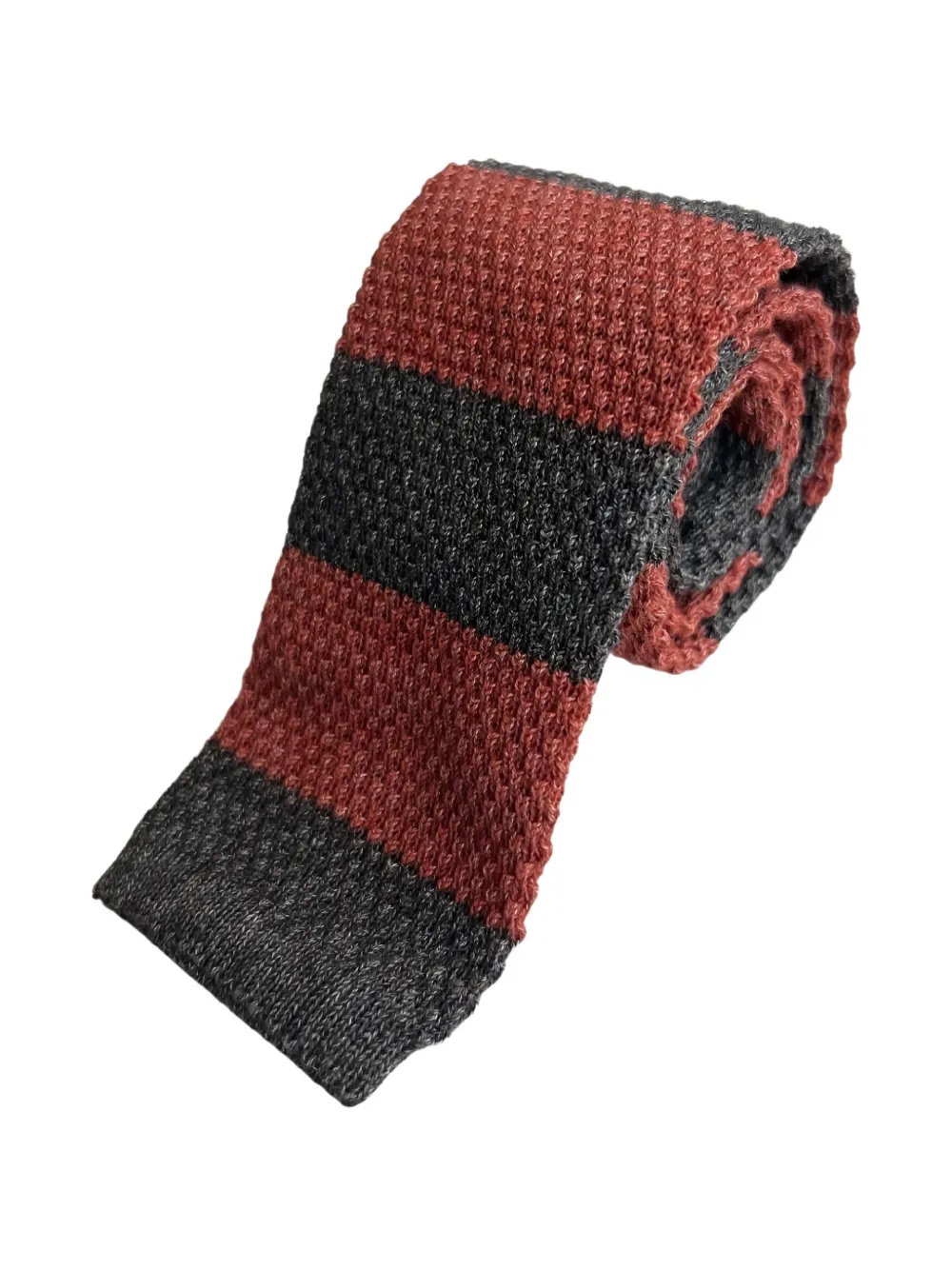Brunello Cucinelli knitted striped tie | rojo | Image 1