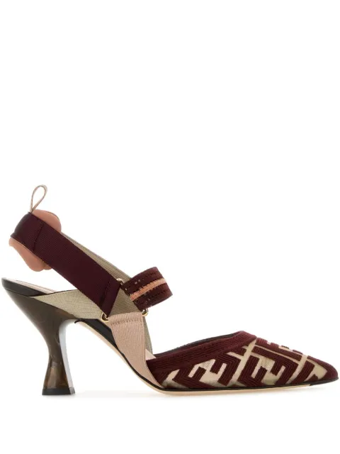 FENDI Colibri monogram-pattern pumps