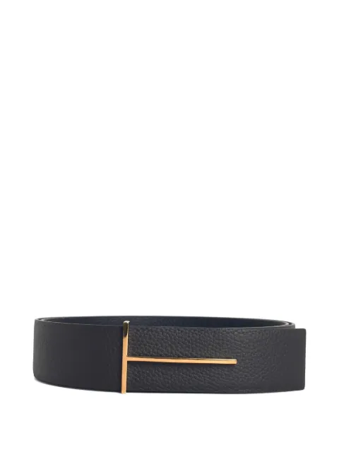 TOM FORD حزام بوجهين ومشبك T