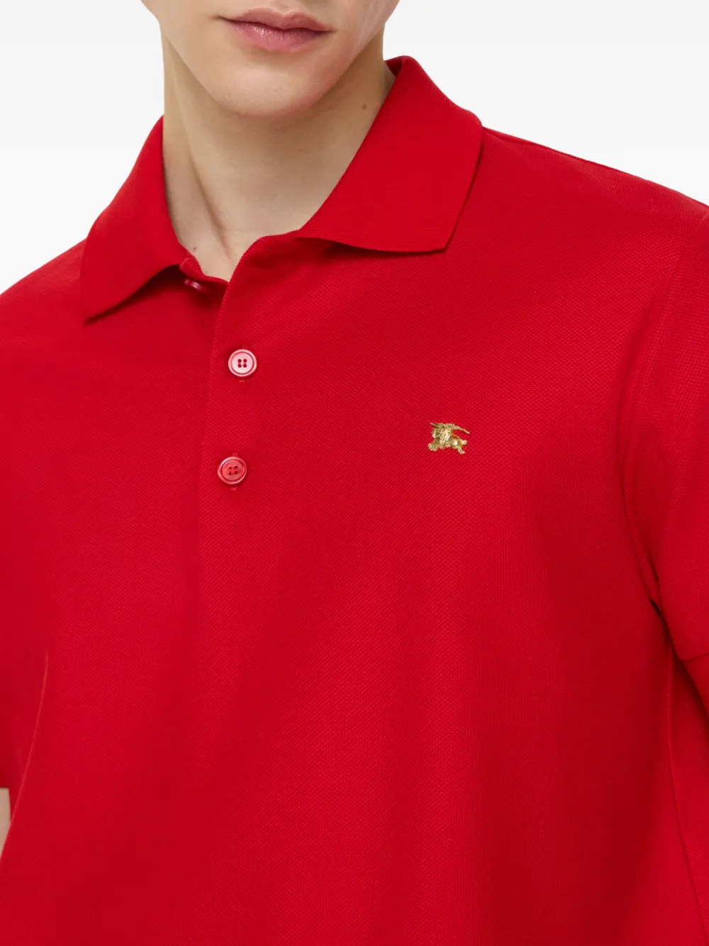Burberry EKD poloshirt Rood